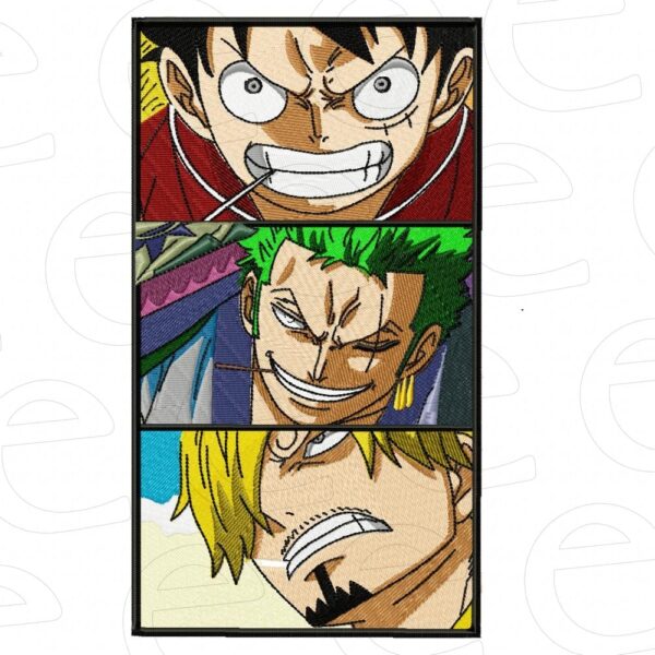 Monkey D. Luffy, Roronoa Zoro, Vinsmoke Sanji