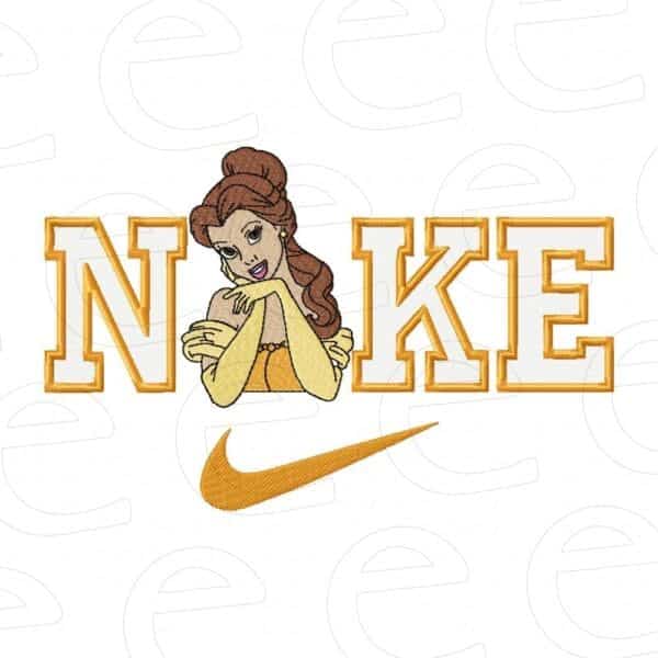 Belle in Nike with swoosh