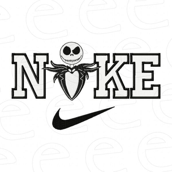 Jack Skellington in NIKE with swoosh