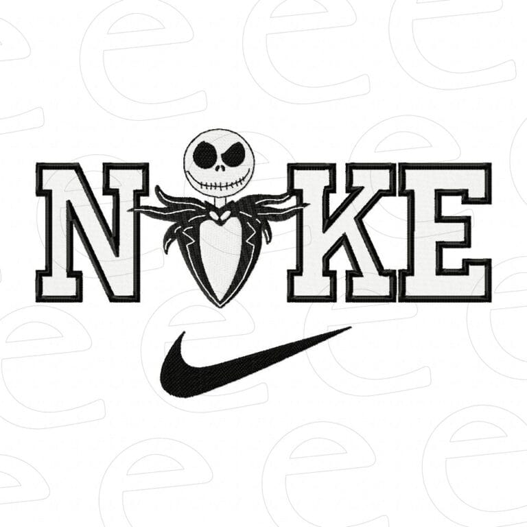 Jack Skellington in NIKE with swoosh