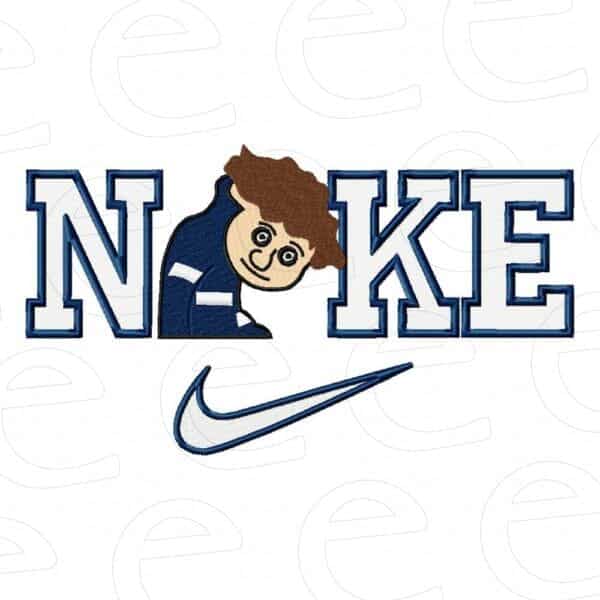 Look at this dude puppet in NIKE with swoosh