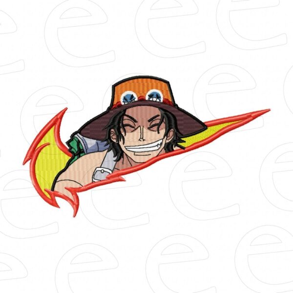 Ace in fire swoosh