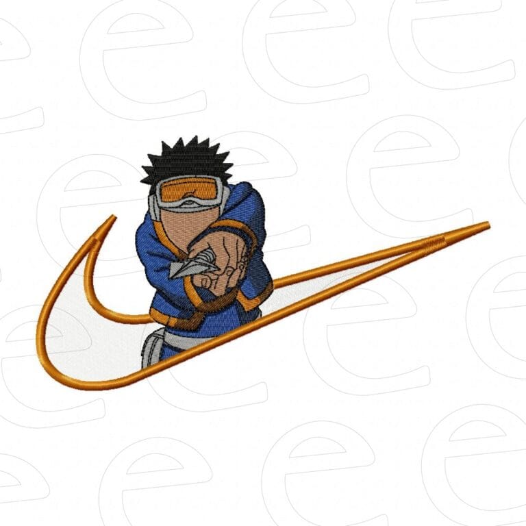 obito in orange swoosh