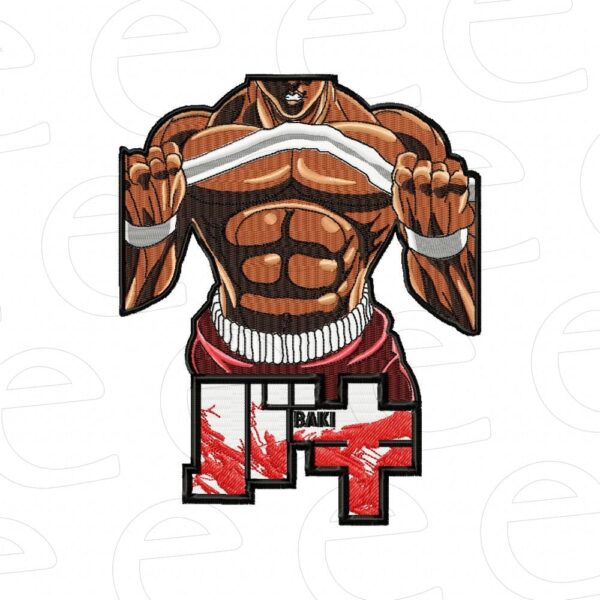 Baki in stylized text