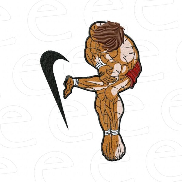 Baki Hanma in swoosh