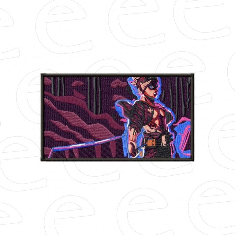 asta in blue and pink aura