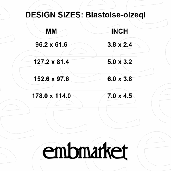 Blastoise in rectangle manga landscape