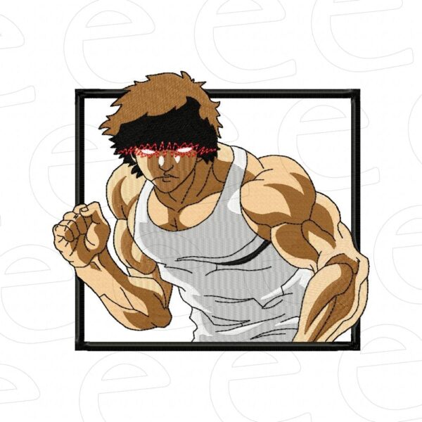 Baki Hanma in square frame