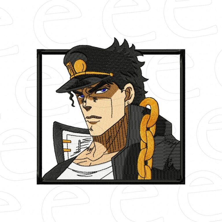 Jotaro Kujo in square with chain