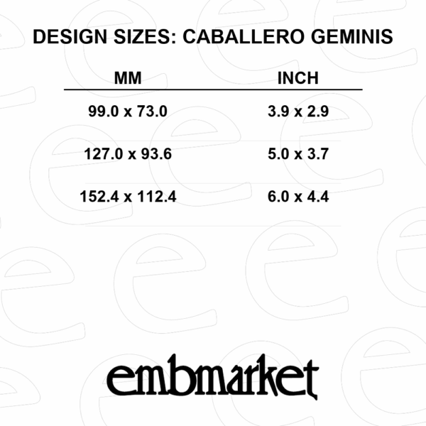 Gemini Saga in a rectangular frame