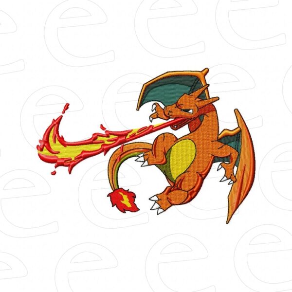 charizard breathing fire swoosh