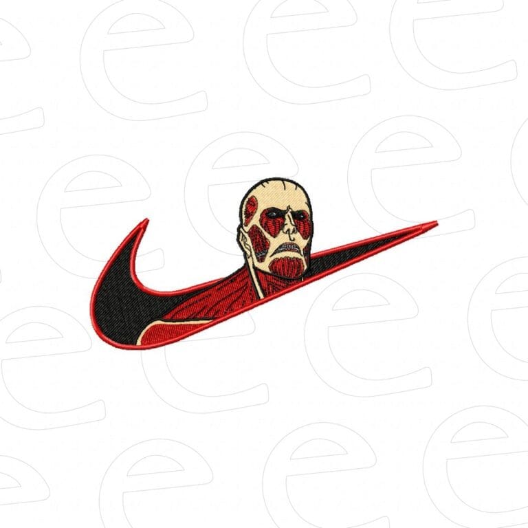 colossal titan in swoosh