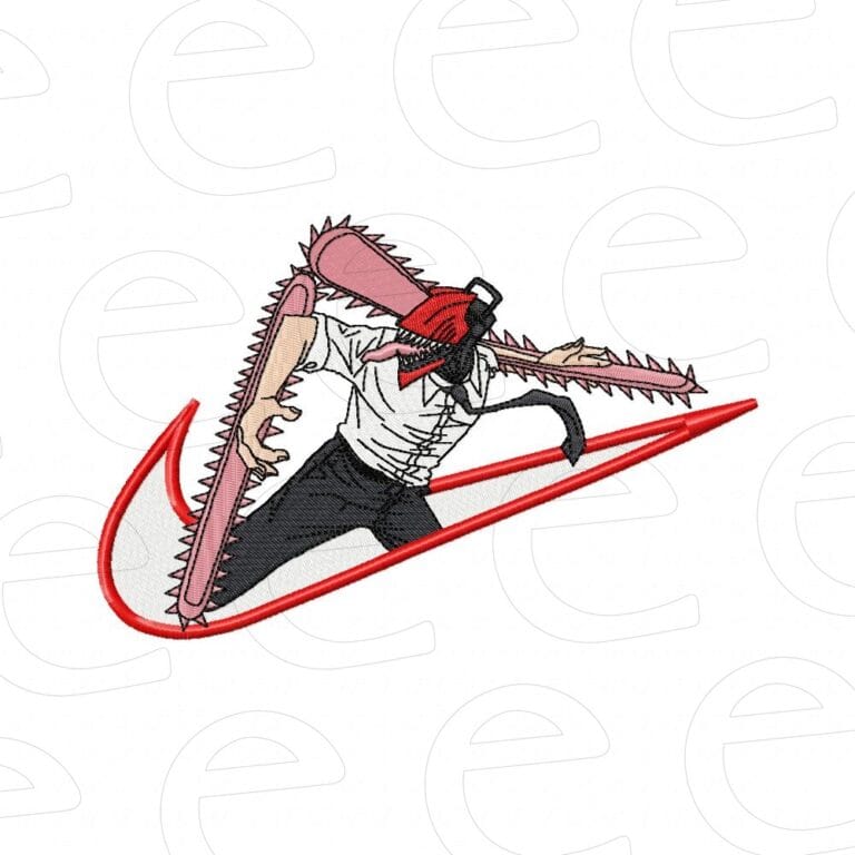 Chainsaw Man in swoosh