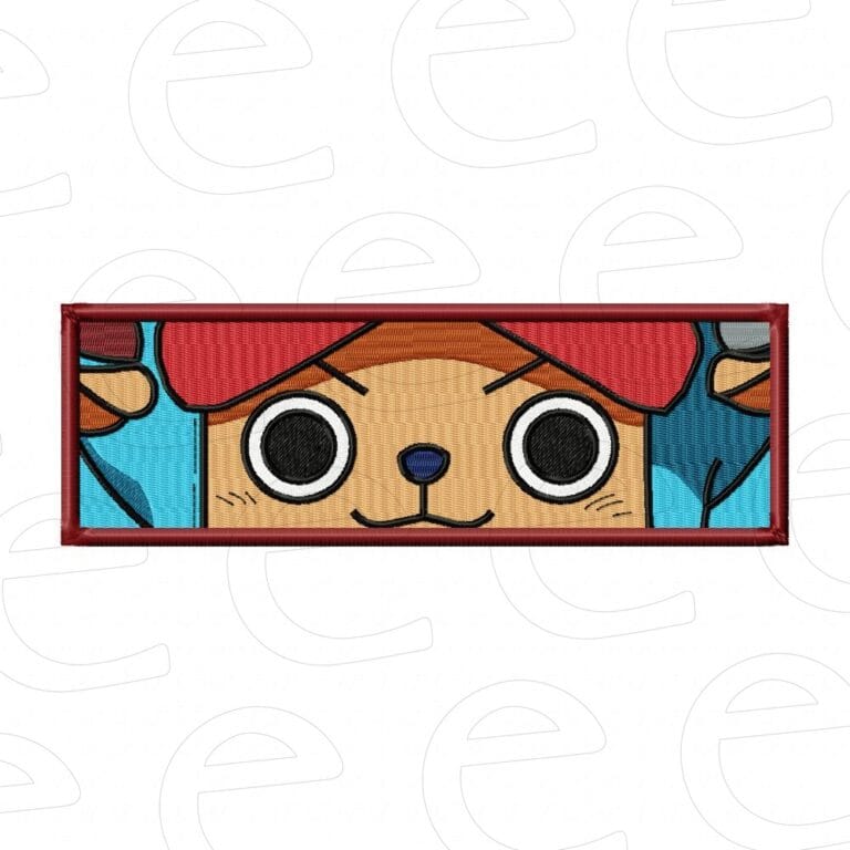 Chopper peeking in a red frame