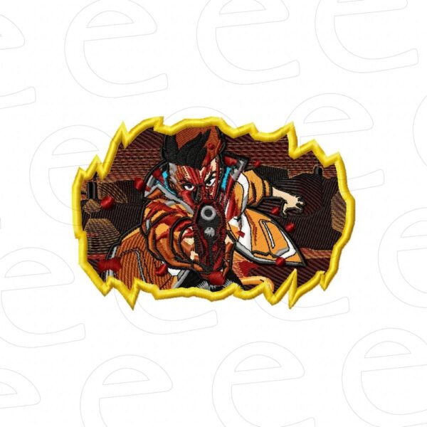 David Martinez in a jagged border