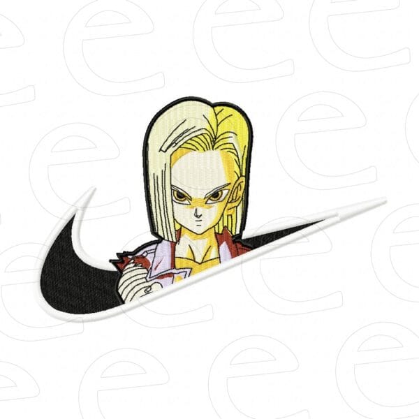 Android 18 in swoosh