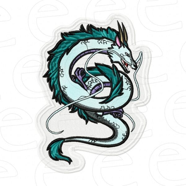 Haku dragon coiled