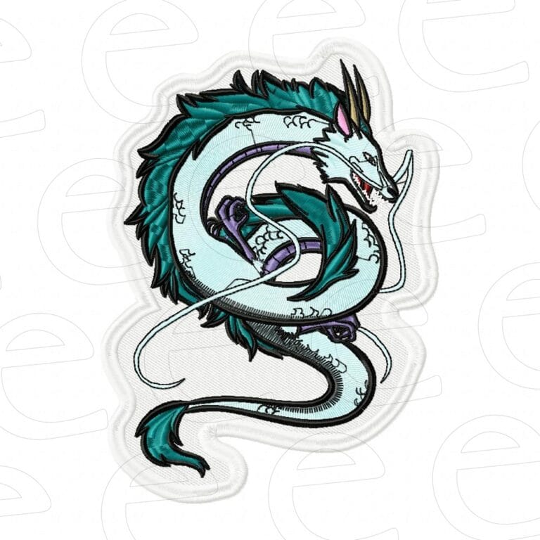 Haku dragon coiled