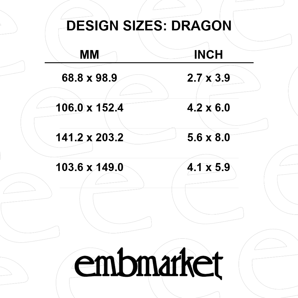 Haku dragon in a circle