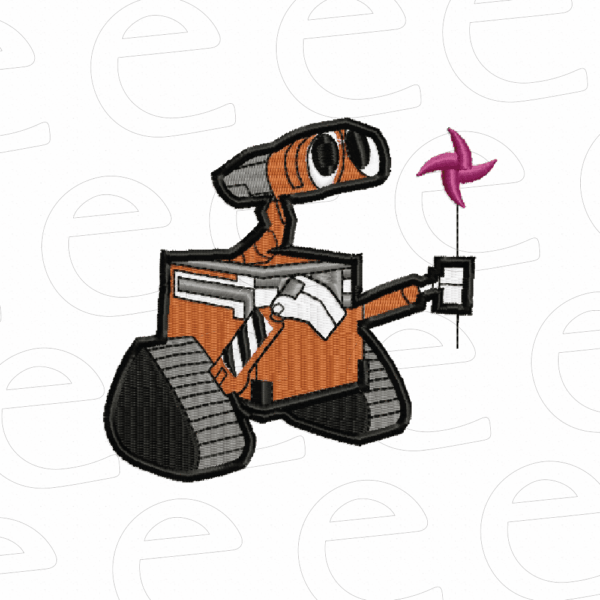 WALL-E Embroidery Pattern