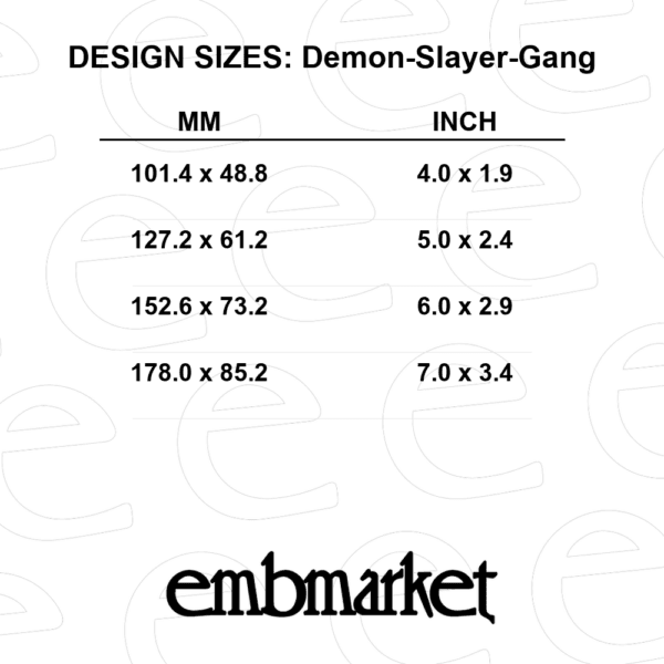 Inosuke, Zenitsu and Tanjiro in rectangle