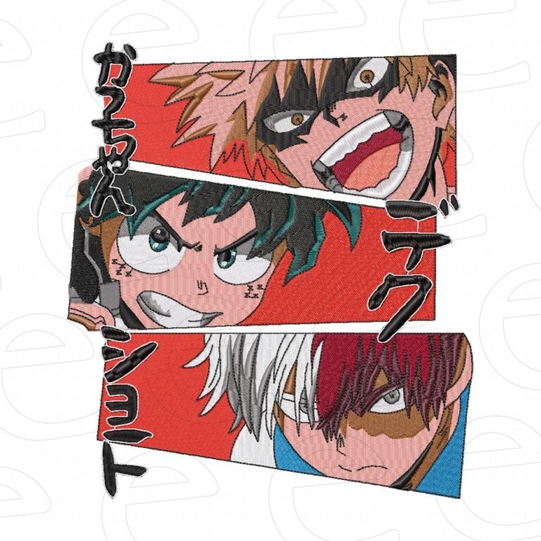 Katsuki Bakugo, Izuku Midoriya, Shoto Todoroki