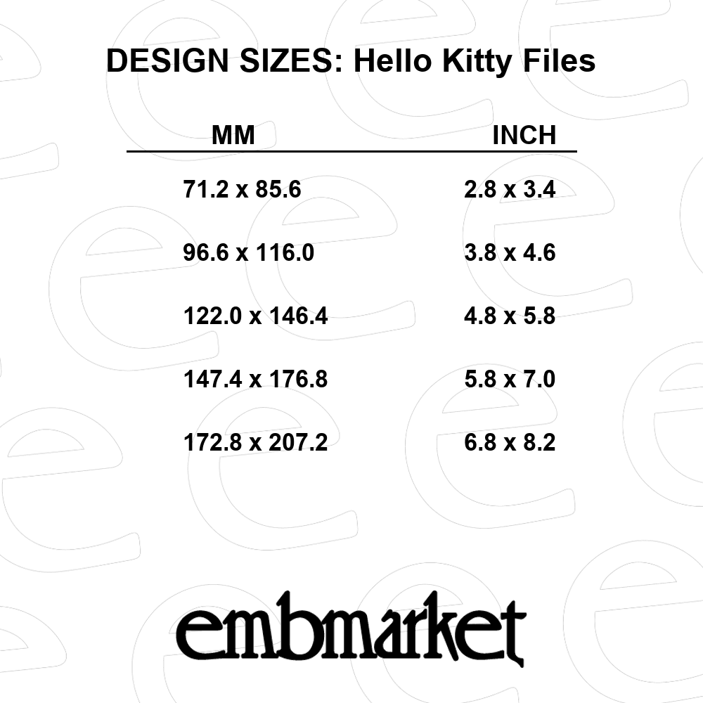 Sanrio Embroidery Designs bundle - Image 6