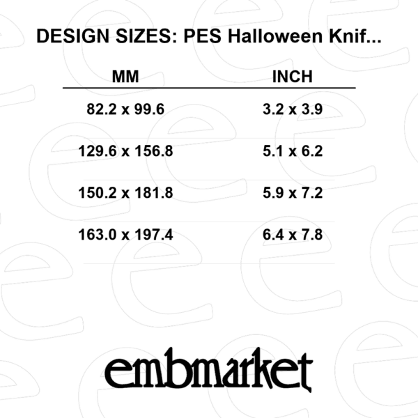 Ghostface in hunting knife, Jason Voorhees in machete, Michael Myers in kitchen knife and Chucky in serrated knife