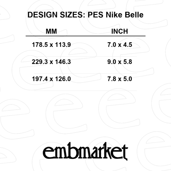 Belle in Nike with swoosh