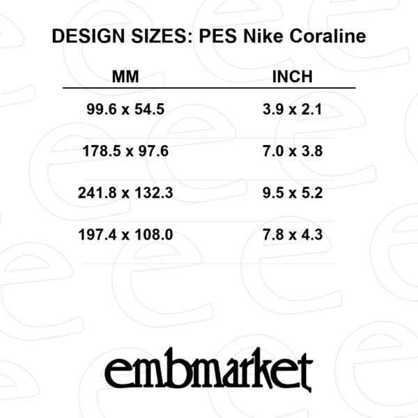 Coraline in nike logo with swoosh