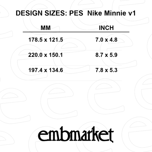 Minnie Mouse in Nike swoosh