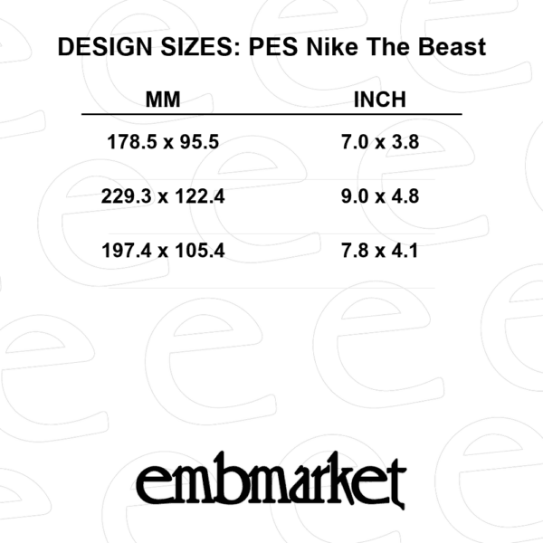 the Beast in NIKE with swoosh