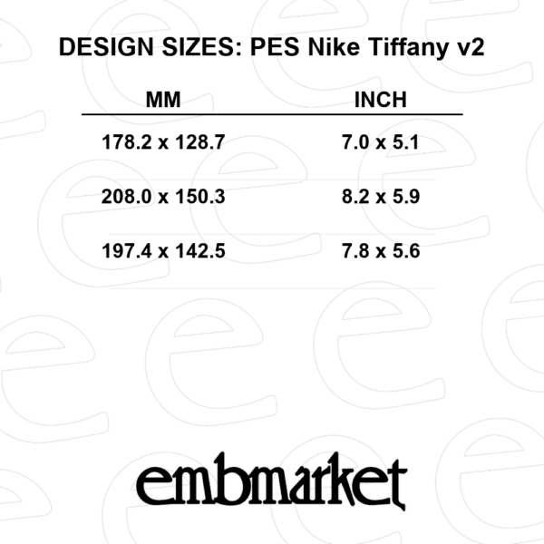 Tiffany Valentine in Nike logo and swoosh