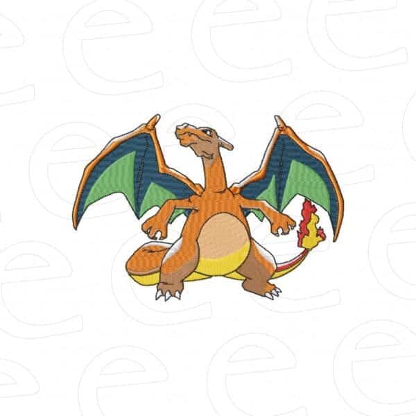 Charizard with flaming tail