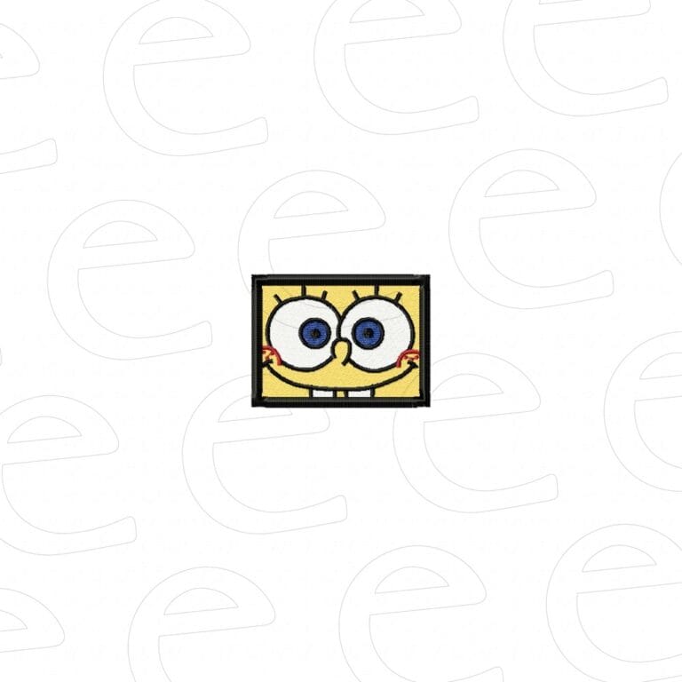 SpongeBob SquarePants face in a rectangle
