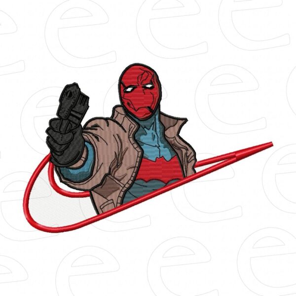 Red Hood in swoosh