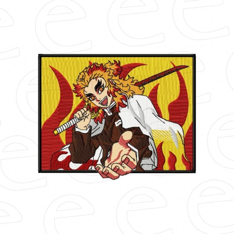 Kyojuro Rengoku in fire