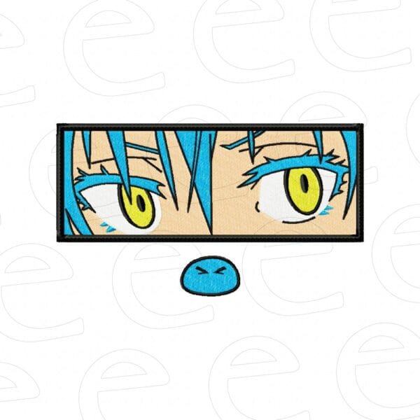 Rimuru eyes in box with slime
