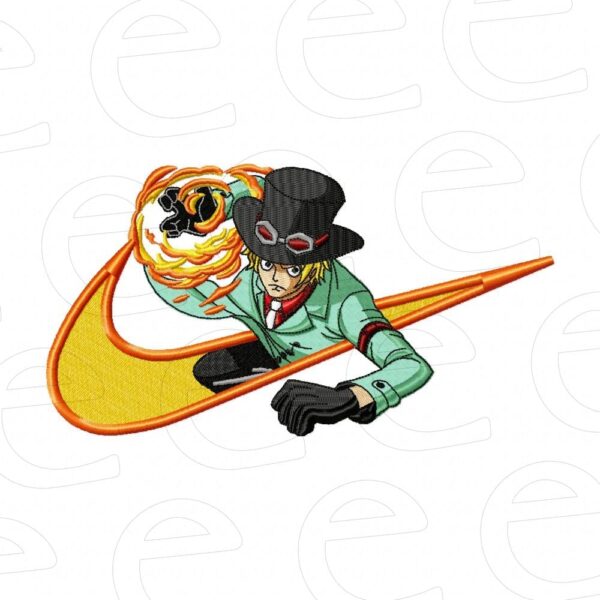 sabo in swoosh with fire