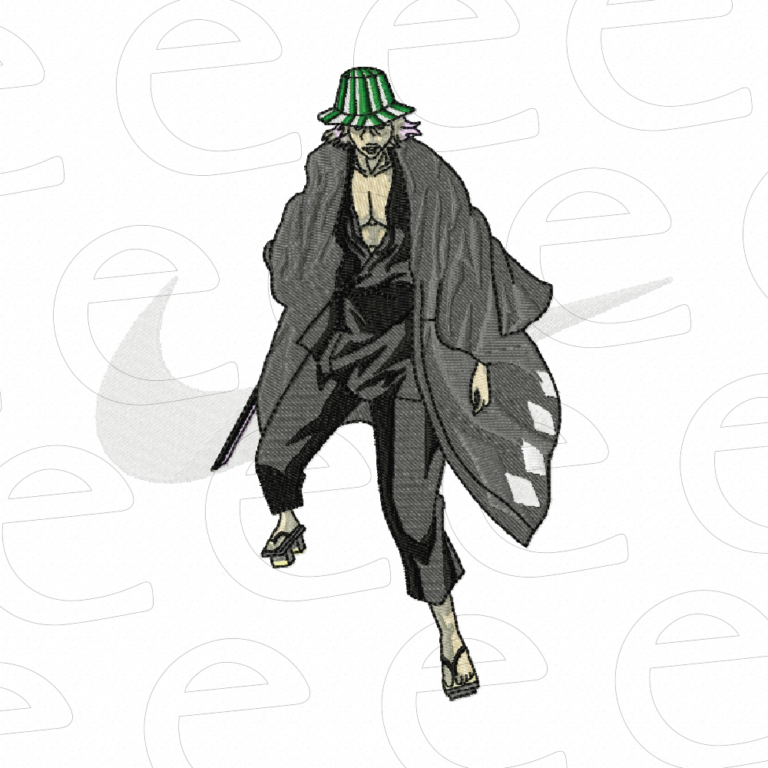 Kisuke Urahara Embroidery