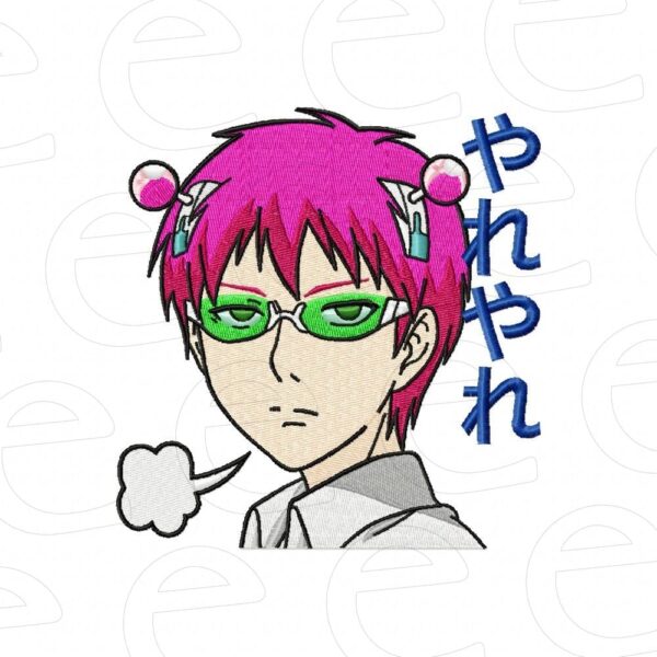 Saiki Kusuo with yare yare and sigh puff