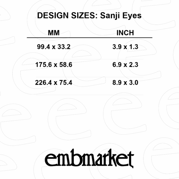 sanji eyes in rectangle