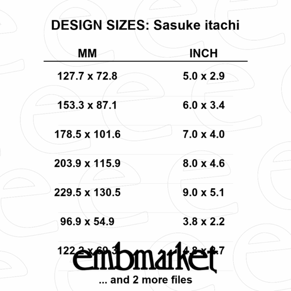 Sasuke and Itachi forehead poke in rectangle
