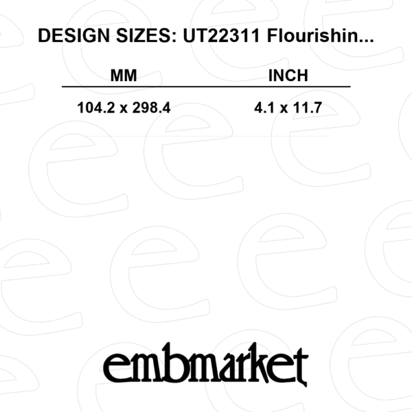 Floral Branch Embroidery Design