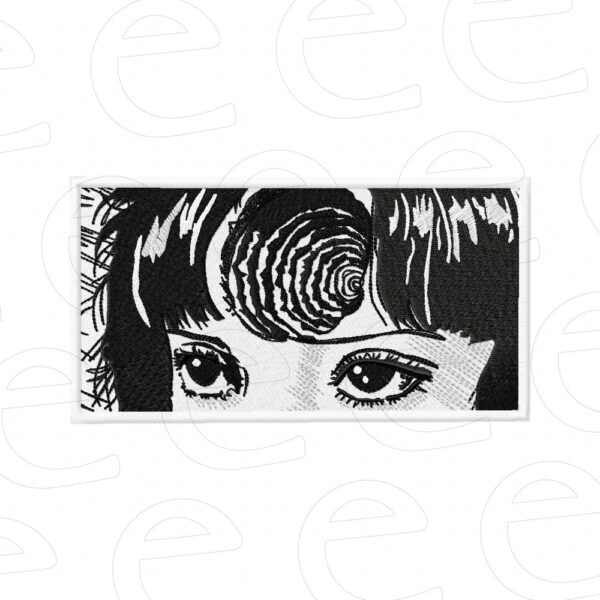 Azami with spiral in forehead from Uzumaki - Junji Ito