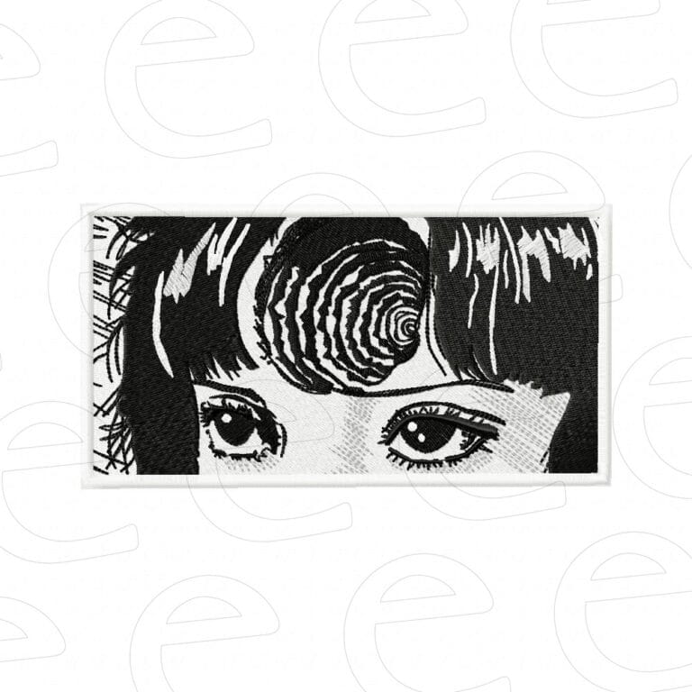 Azami with spiral in forehead from Uzumaki - Junji Ito