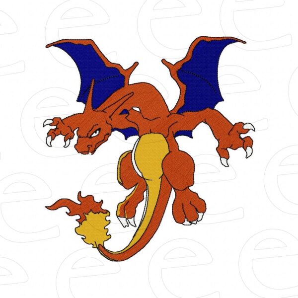 charizard with fire tail