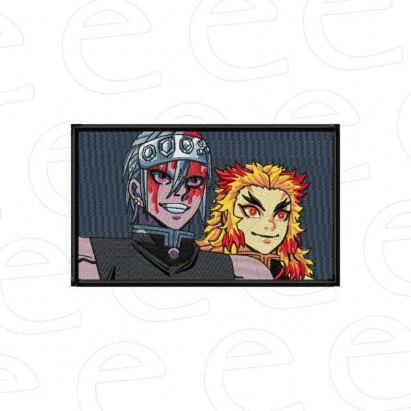 Tengen Uzui and Kyojuro Rengoku in rectangle