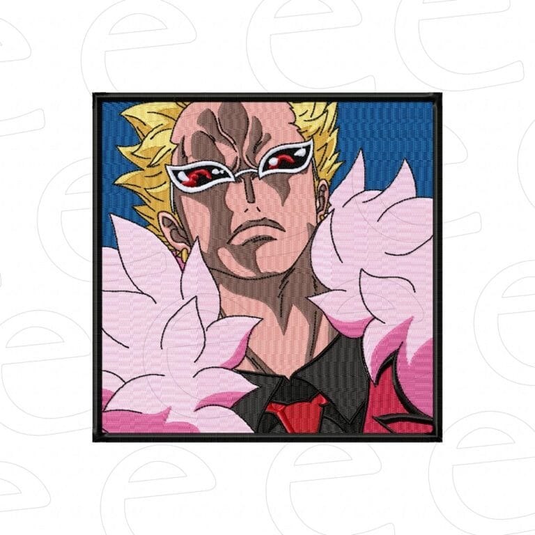 donquixote doflamingo in pink feather coat
