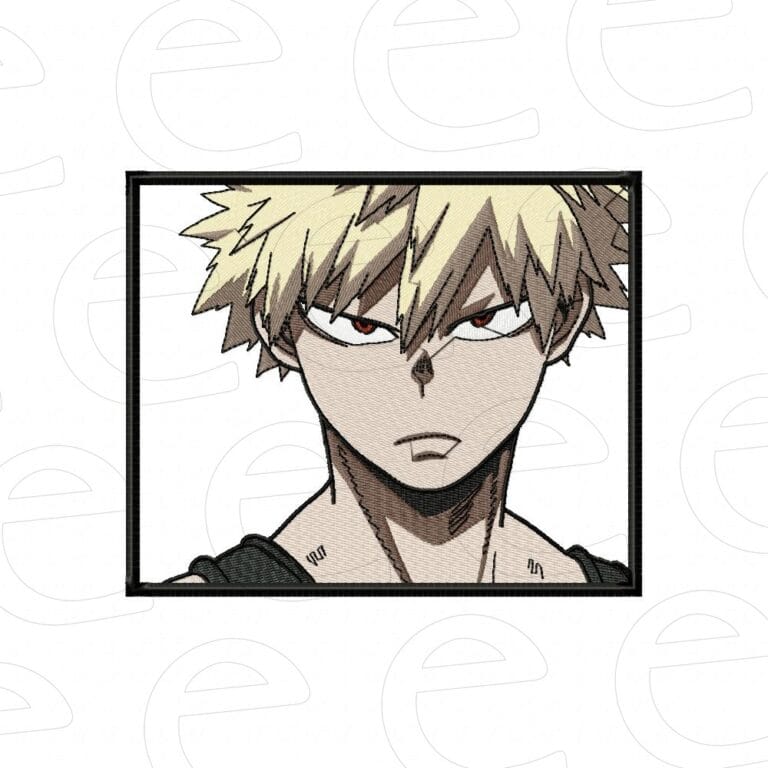 Bakugo in a square frame